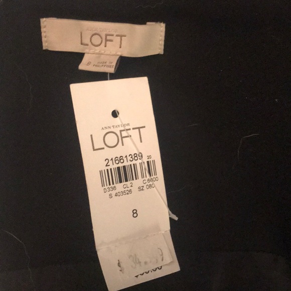 NWT Loft size 8 black skirt - Picture 3 of 3